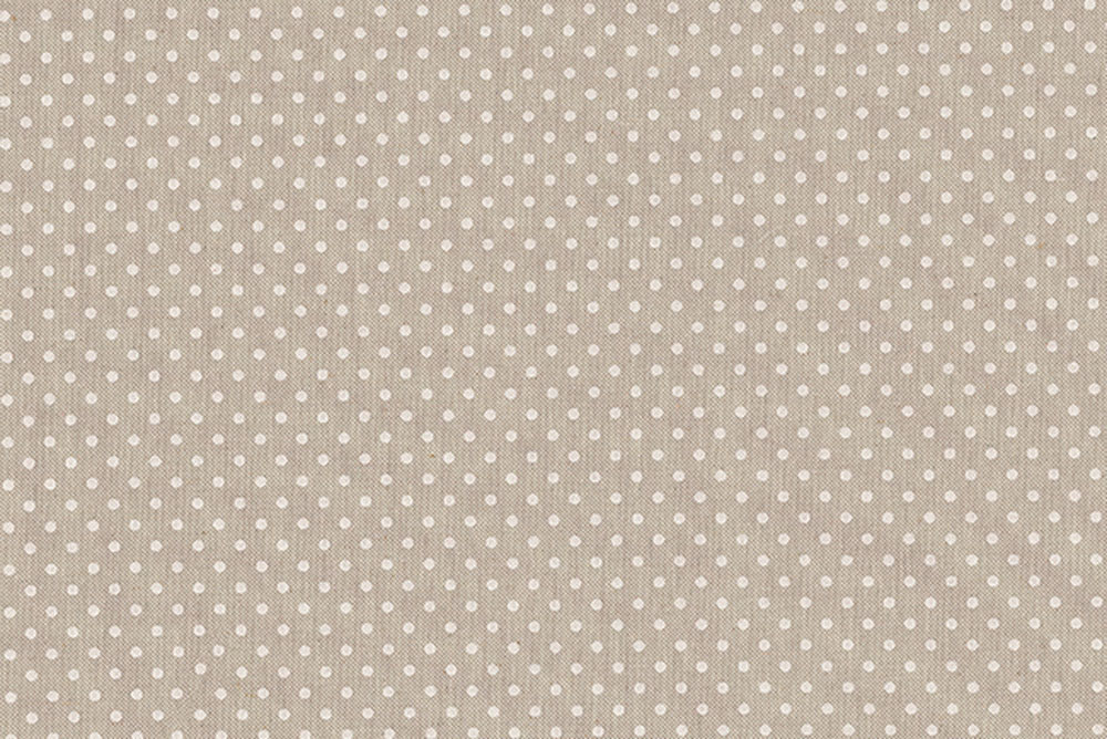 Dekostoff Leinenoptik - Glücksmomente - Punkte