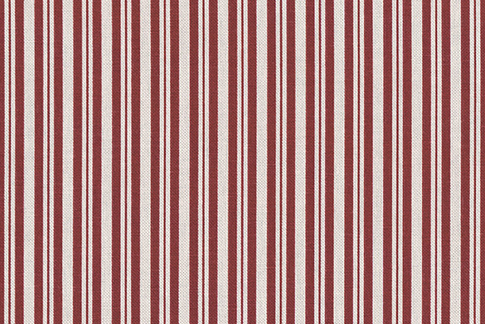 Dekostoff - Streifen - Rot