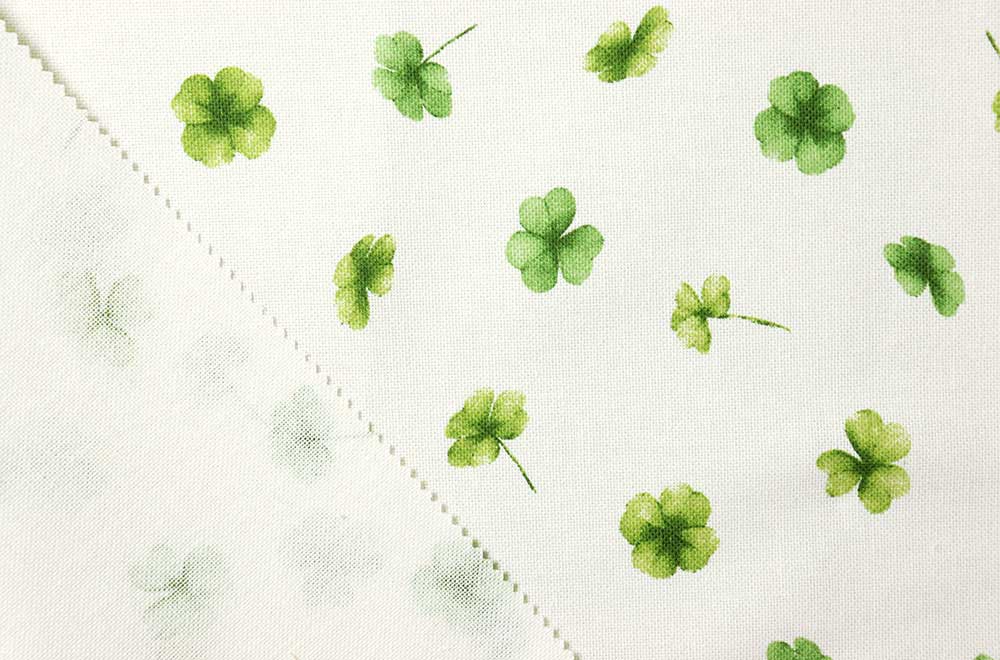 Dekostoff - Glücksklee