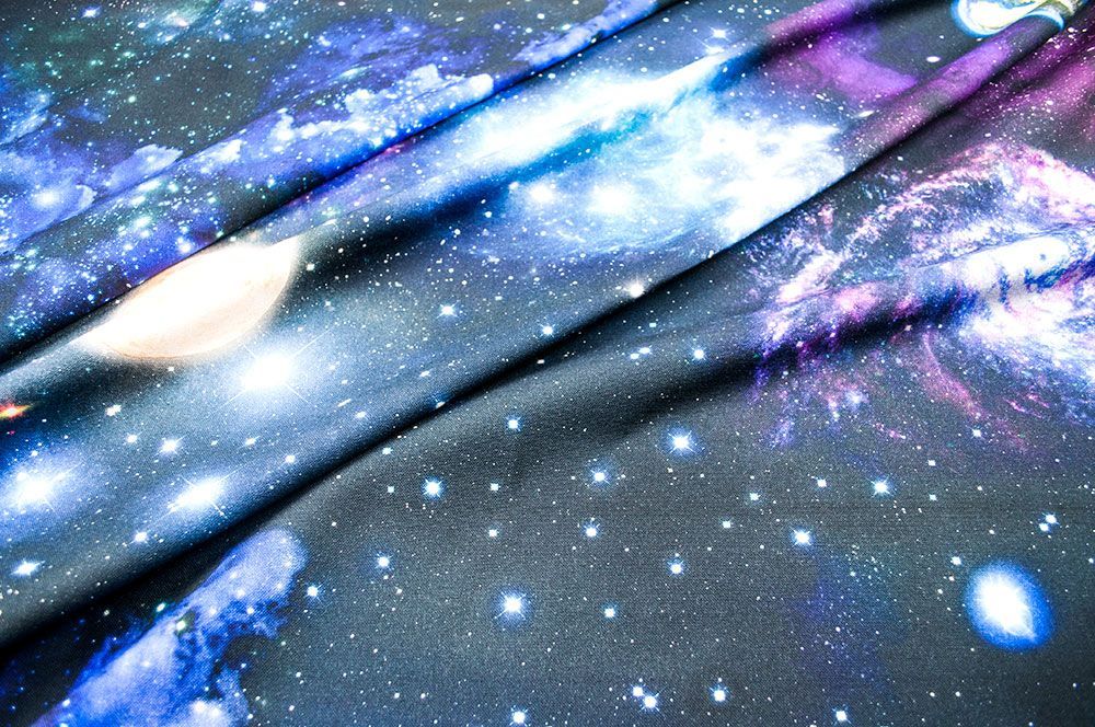 Dekostoff Digitaldruck - Weltall