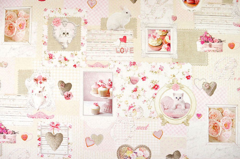 Dekostoff Baumwolle - Sweet Cats