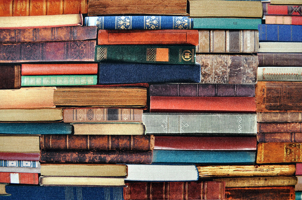 Dekostoff Baumwolle - Digitaldruck - Sir Henry´s Books