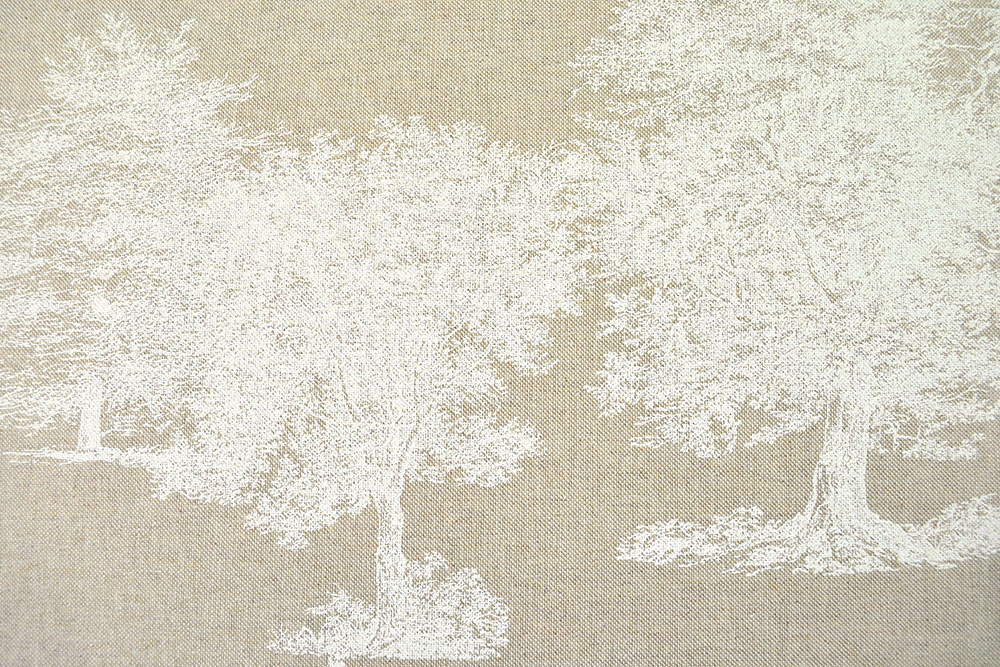 Dekostoff Leinenoptik - Waldlichtung