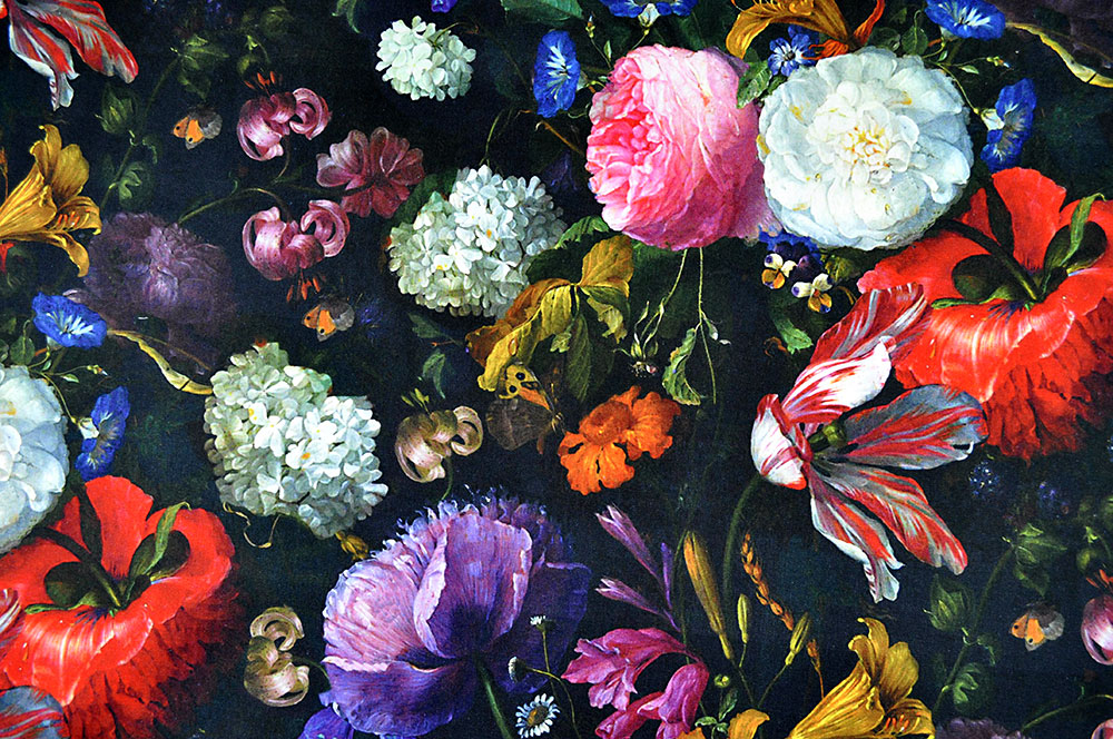 Baumwoll-Dekostoff - Blumenmix Amsterdam 1