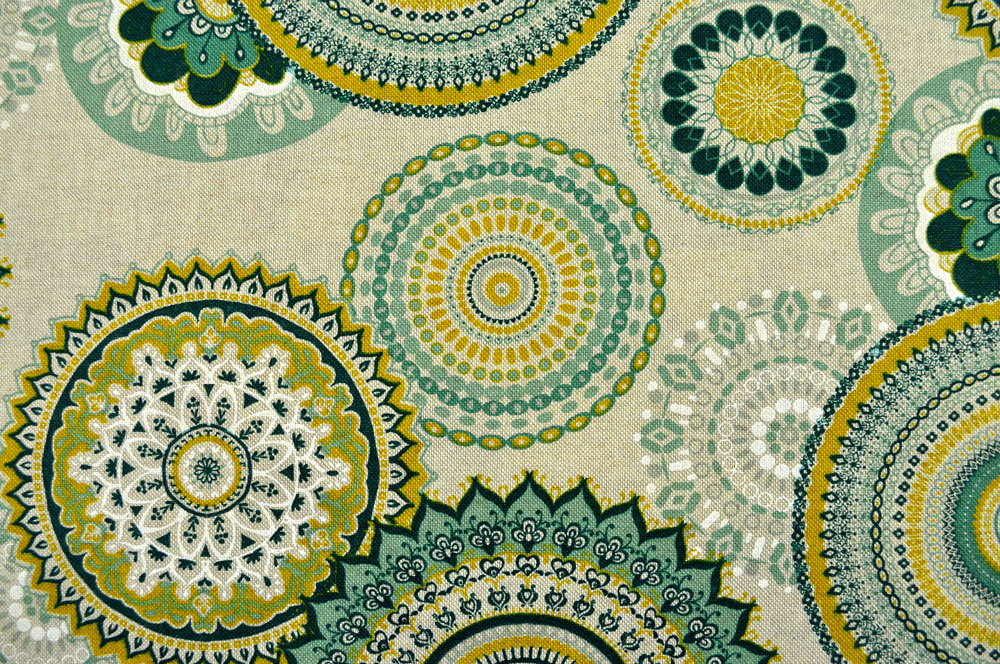 Dekostoff Leinen-Look - Lenis  Mandala