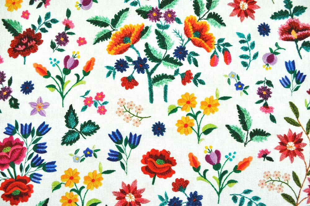 Dekostoff - Baumwolle - Folklore