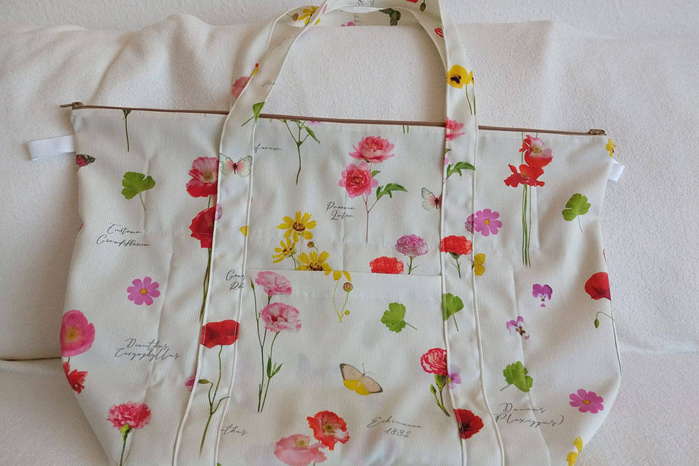 Outdoor-Stoff Dralon® - Blumengruß