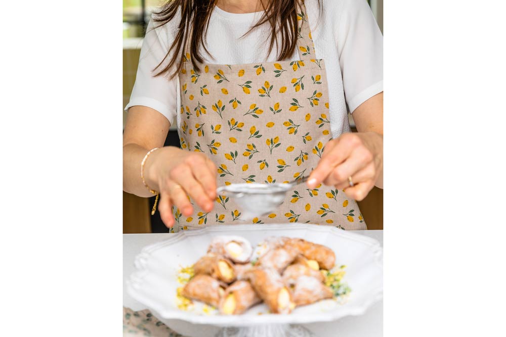 Dekostoff Leinenoptik - Citrone