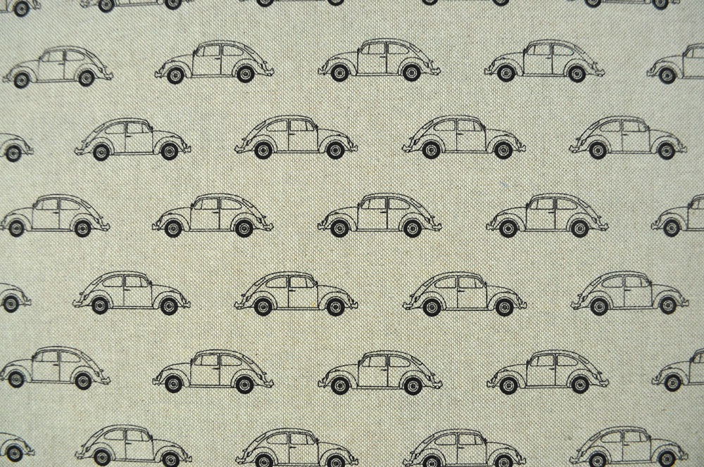 Dekostoff - Leinenoptik - Oldtimer