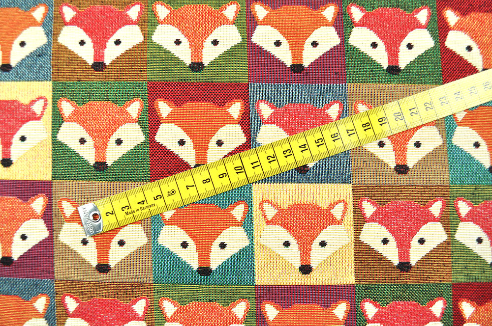 Gobelin-Stoff - Foxes in Boxes