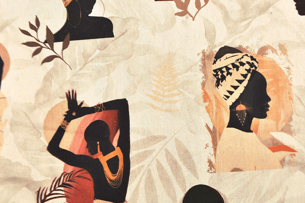 Premium-Dekostoff - African Beauty