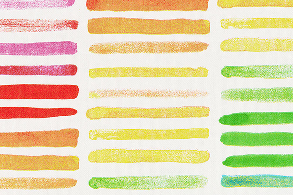 Dekostoff  - Regenbogen-Streifen