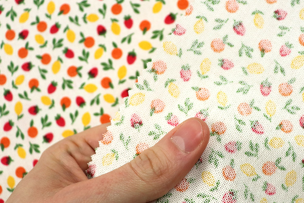 Dekostoff - Mini-Früchte