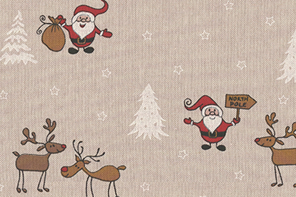 Dekostoff Leinenoptik - Nordpol