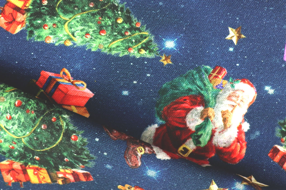 Weihnachts-Dekostoff Premium - Secret Santa