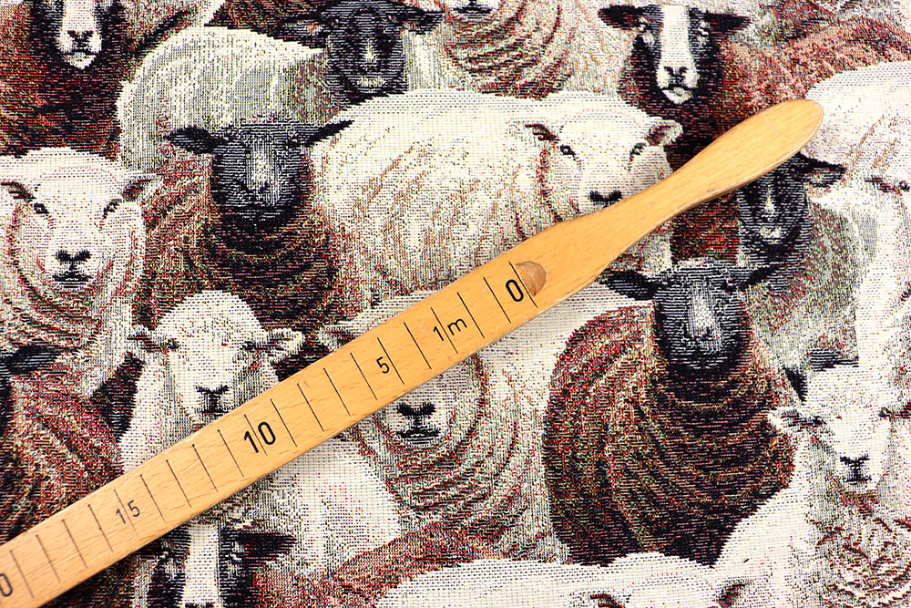 Dekostoff Gobelin - Schafe