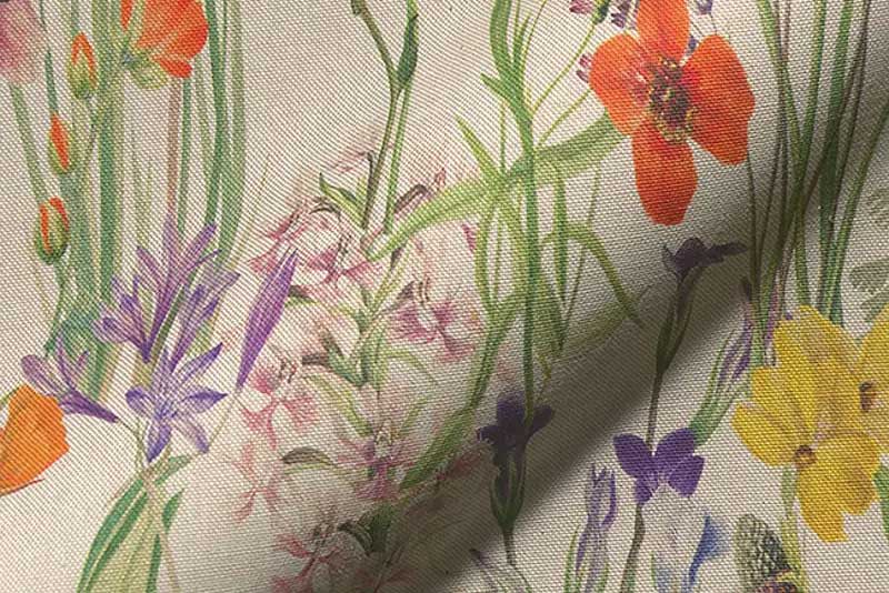 Dekostoff Premium - Wiesenblumen