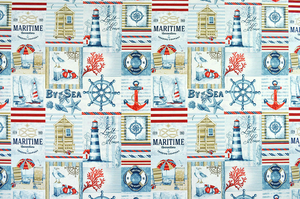 Dekostoff - Seebrise - 280 cm breit