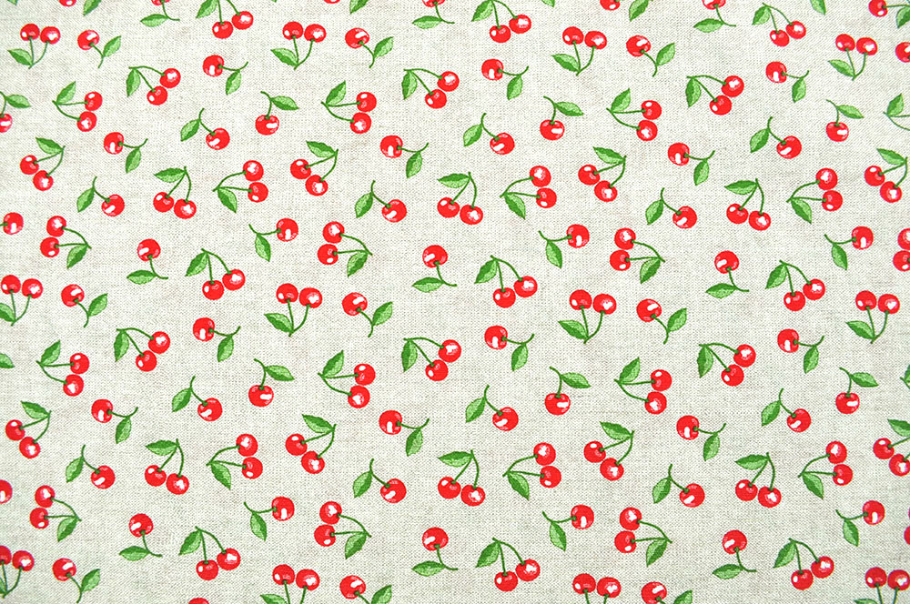 Dekostoff - Sommerkirschen - 280 cm breit