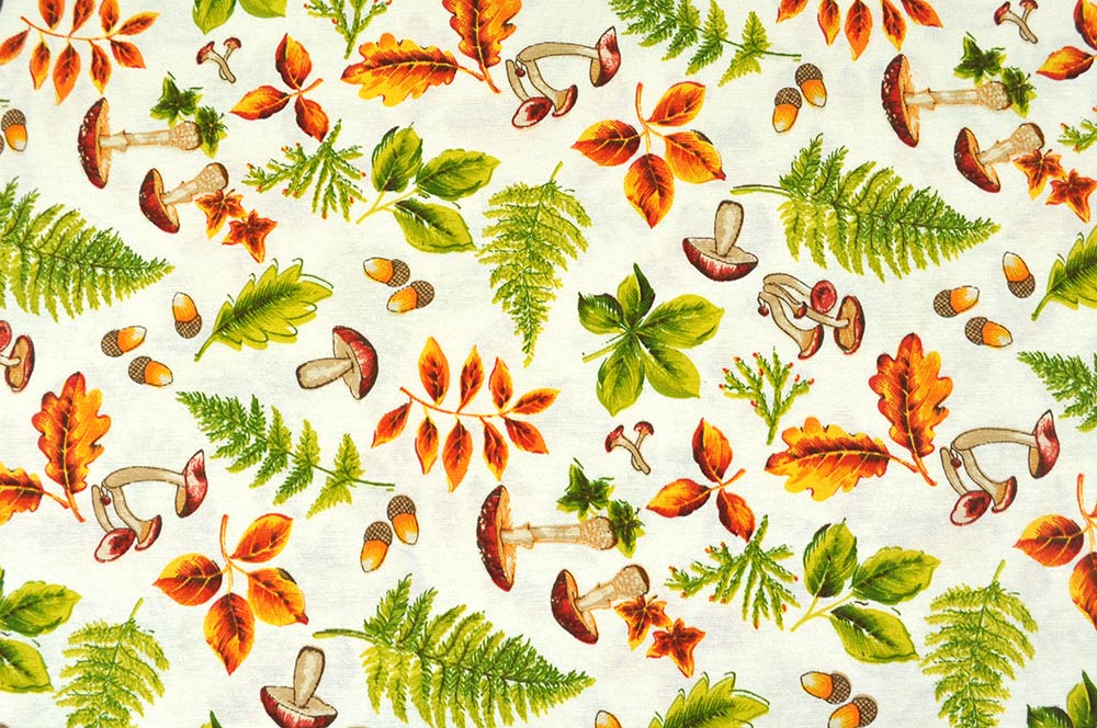 Dekostoff - Pilzsaison - 280 cm