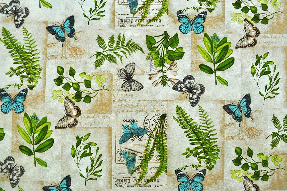 Dekostoff - Poésie Papillon - 280 cm