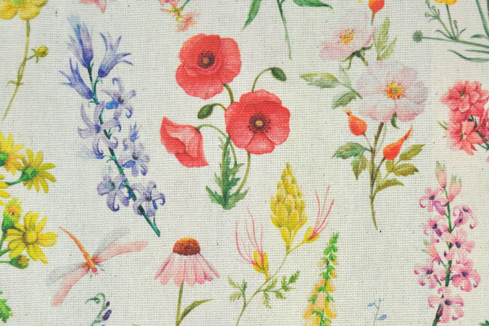 Dekostoff - Wildblumen - 280 cm