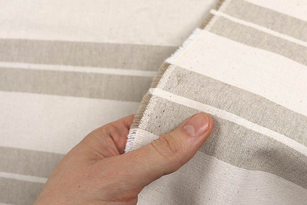 Recycling-Dekostoff - Naturstreifen - 280 cm