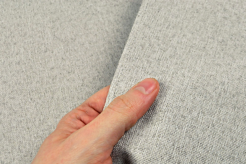 Blackout 100 Prozent - Leinenoptik/Doubleface - 280 cm