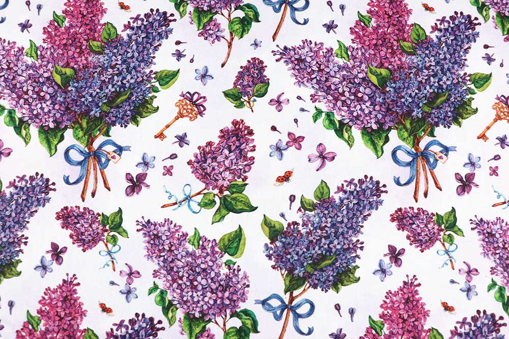 Dekostoff Premium - Flieder-Traum - 280 cm