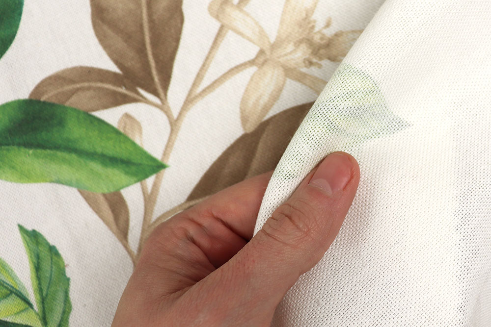 Recycling-Dekostoff - Zitrone