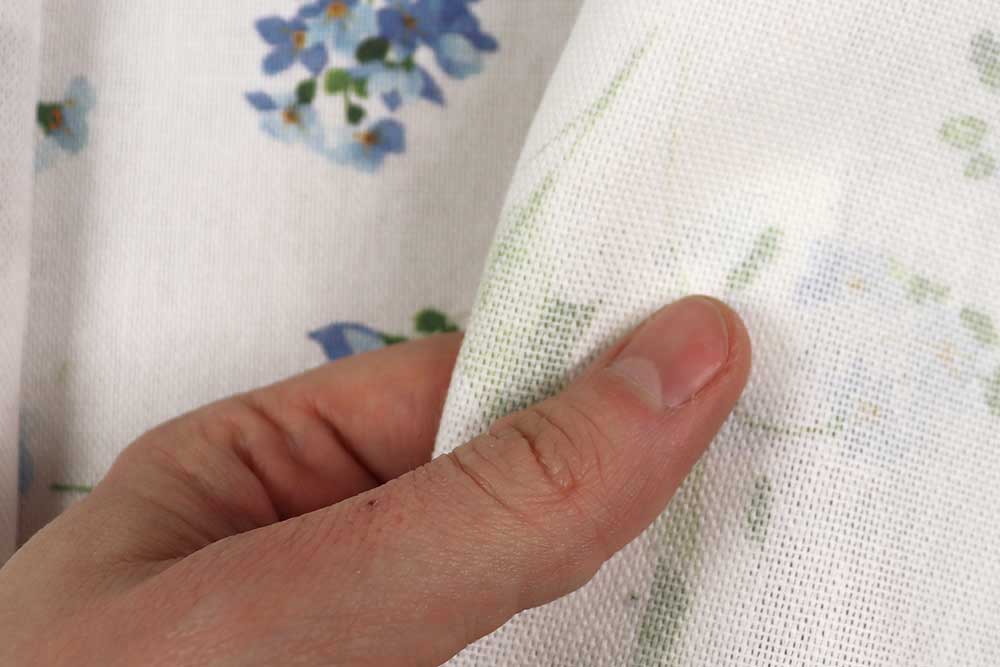 Recycling-Dekostoff - Vergissmeinnicht - 280 cm