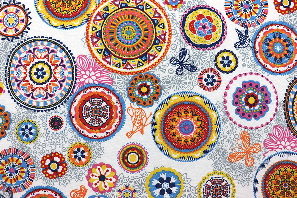 Dekostoff - Mandala Azul - 280 cm