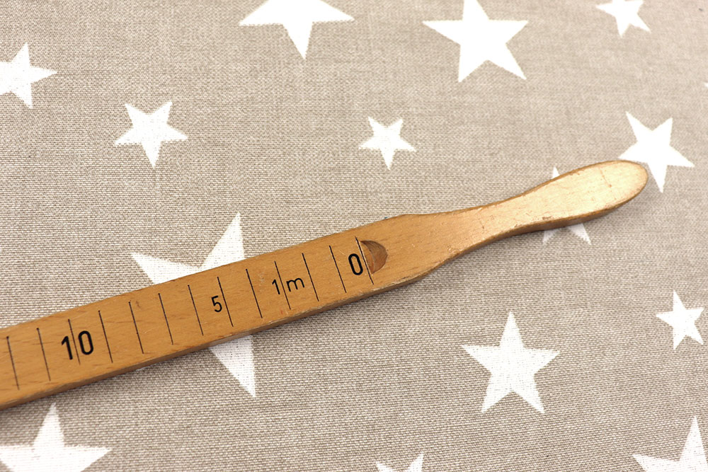 Dekostoff - Sternenhimmel Natur - 280 cm