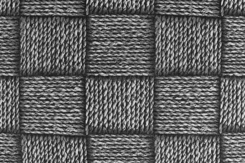 Dekostoff - Flechtoptik - Grau - 280 cm