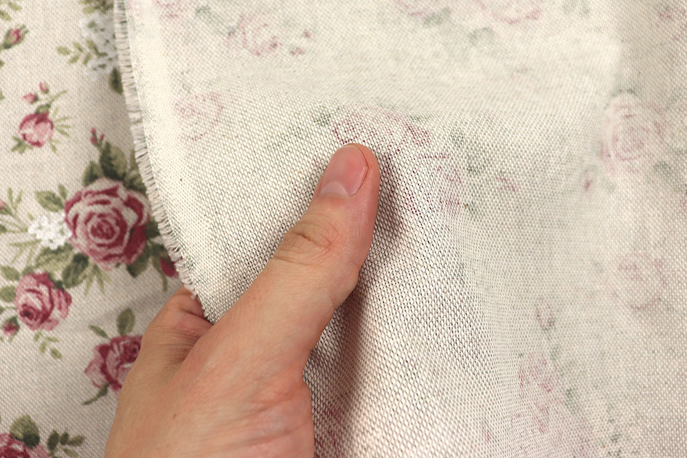 Dekostoff Leinenoptik - Vintage Rose - 280 cm