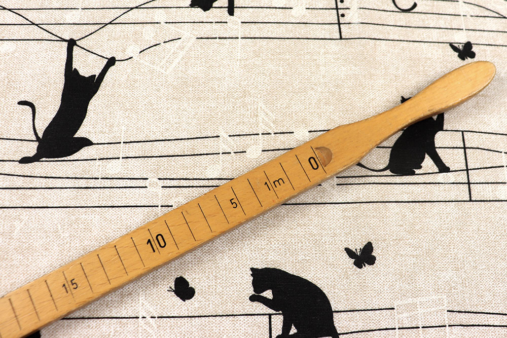 Dekostoff - Musikalische Katzen - 280 cm