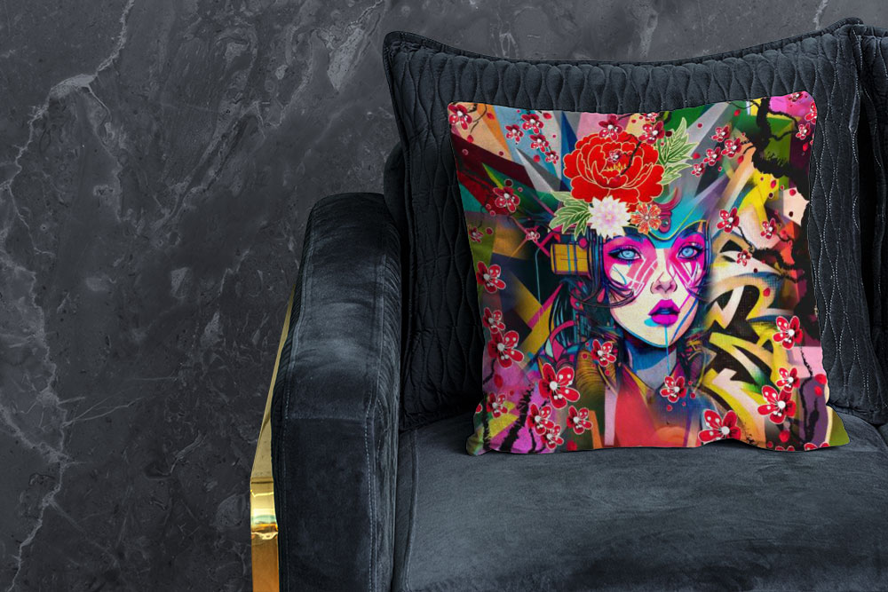 Premium-Samt - Panel - Tokyo Vibes