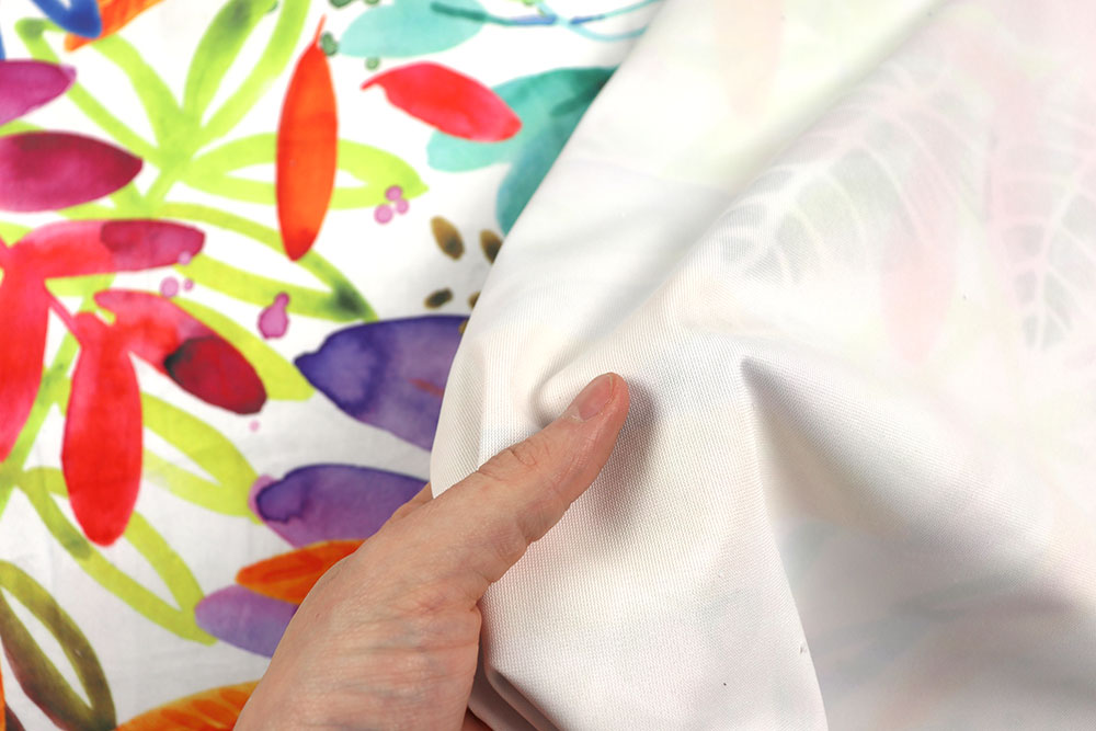 Samt-Dekostoff - Digitaldruck - Aralia