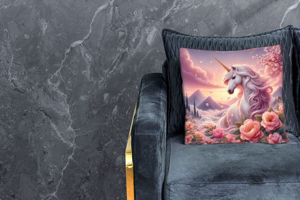 Premium-Samt - Panel - Rosa Einhorn