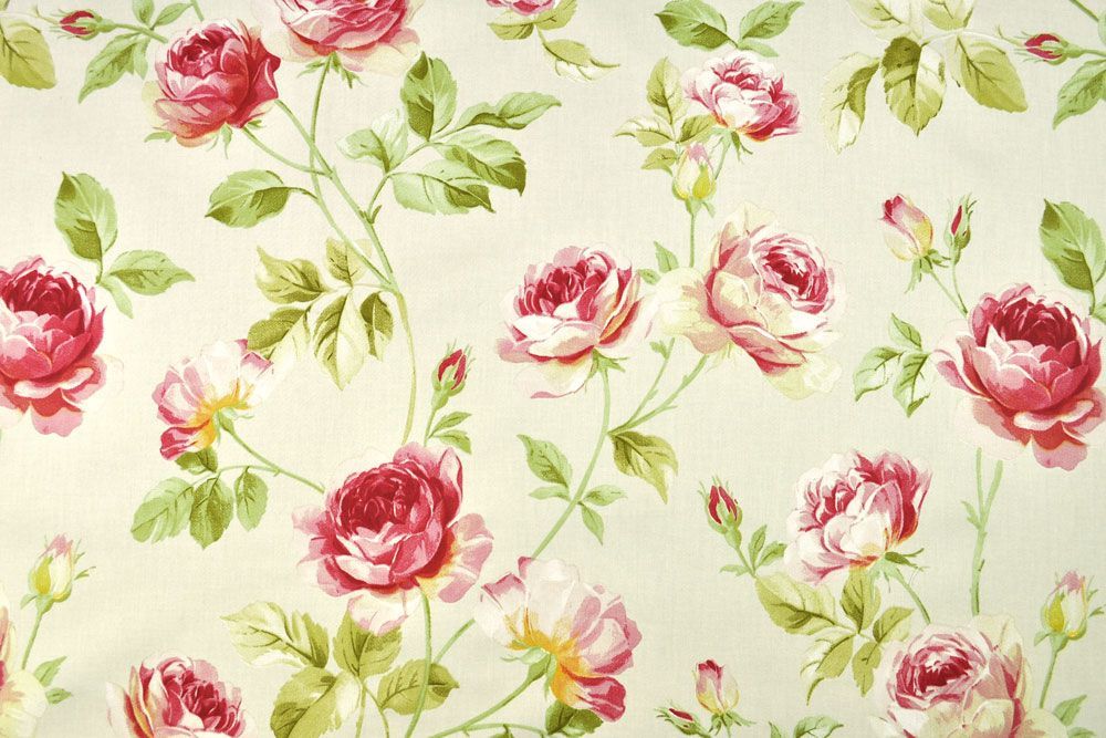 Dekostoff Satin deluxe - Chateau - Rosen