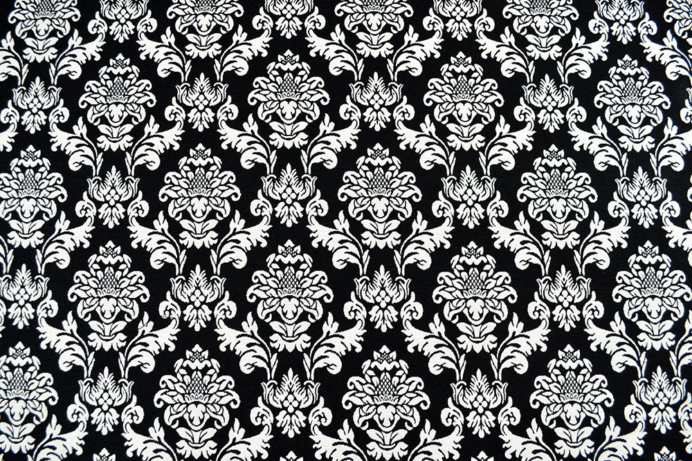 Dekostoff Jacquard - zweiseitig - Barock-Ornament