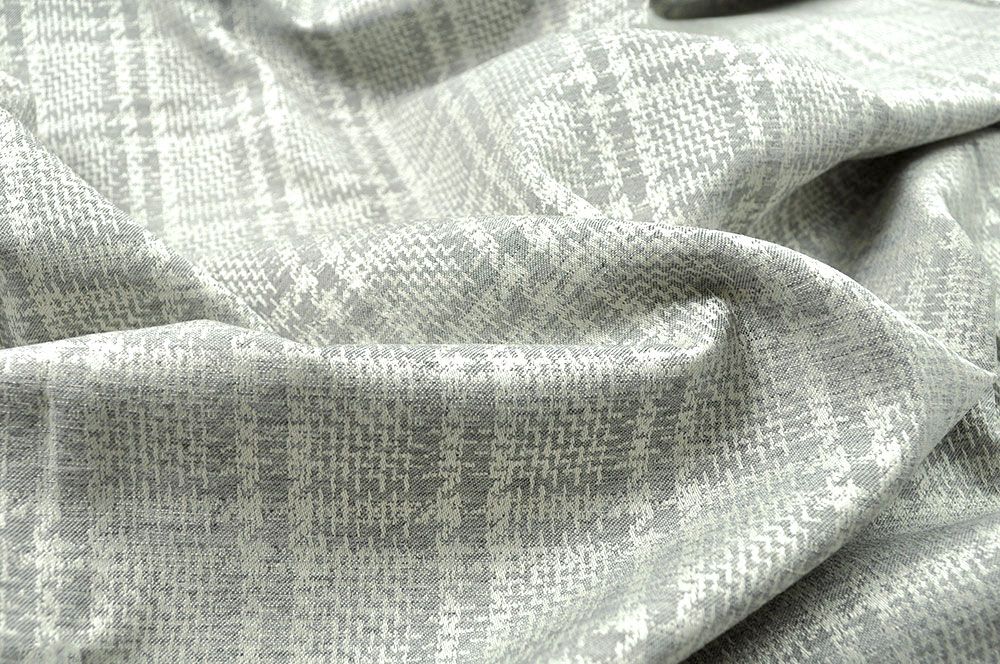 Karostoff Cornwall - Viskose - Grau/Creme