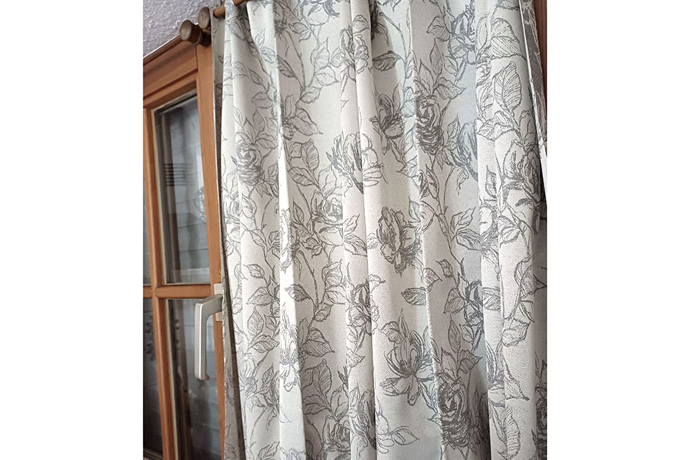 Jacquard Rosen - Creme/Silber