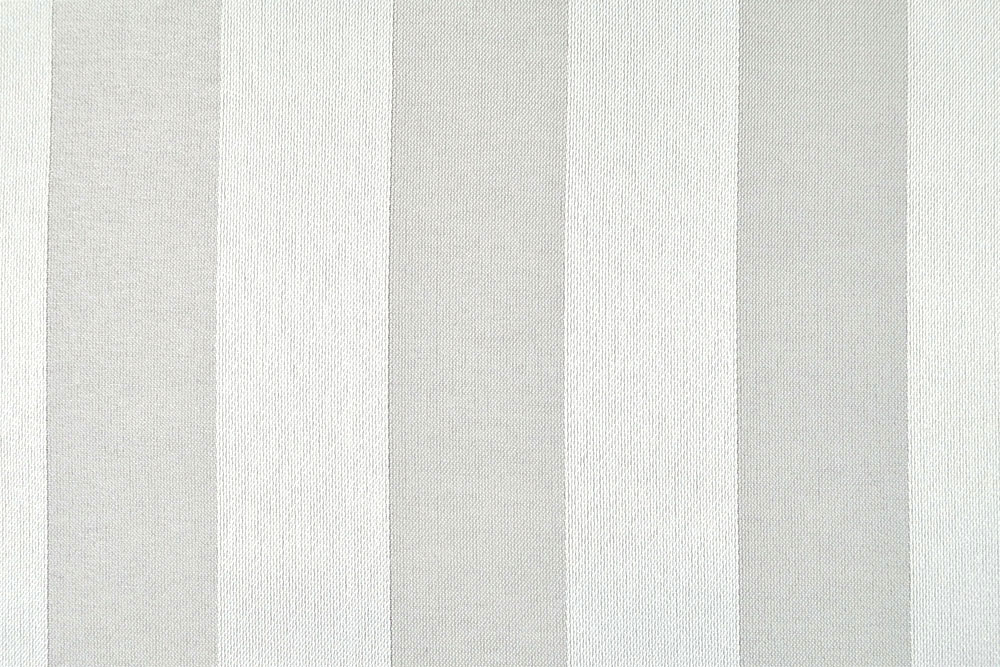 Dekostoff Satin-Blockstreifen - Trevira CS - Silber