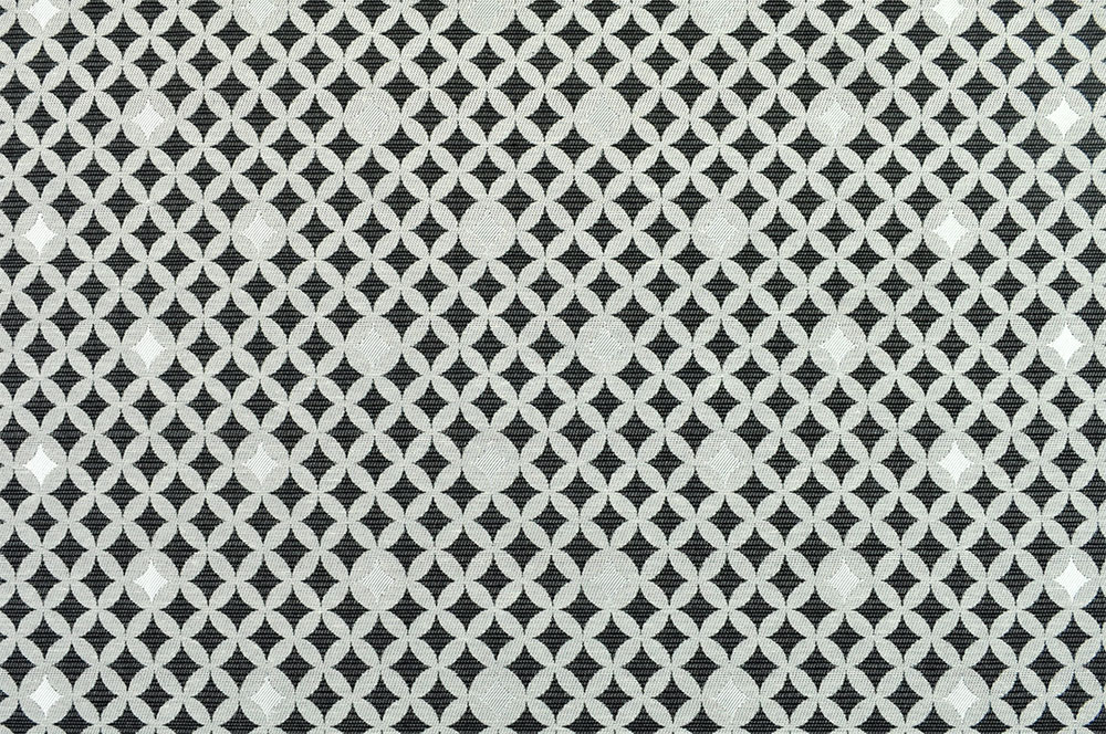 Jacquard-Dekostoff - Astral - Anthrazit/Silber