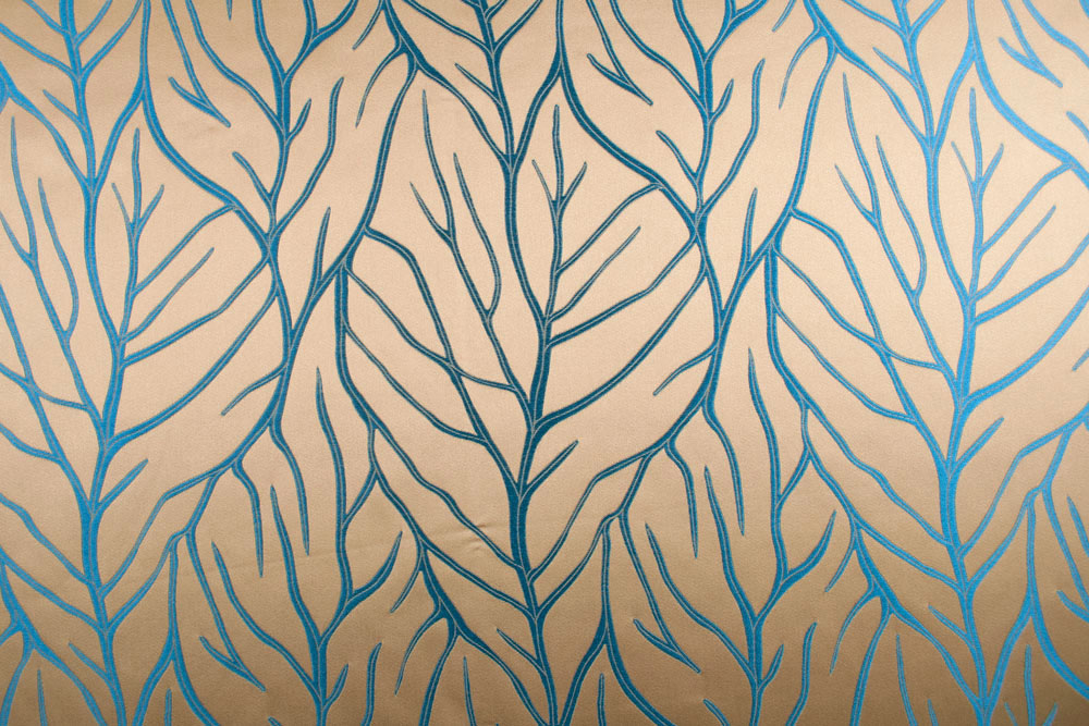 Golden Leaves - Dekostoff Jacquard