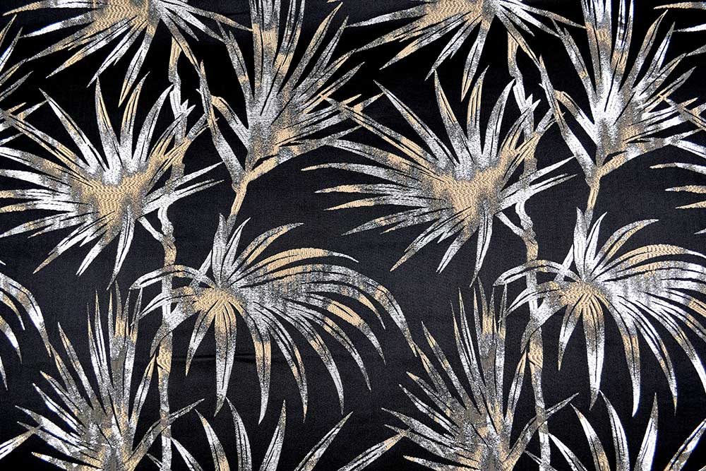 Jacquard - Palms Black