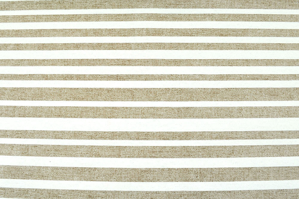 Deko-Outdoorstoff - Leinenoptik-Streifen