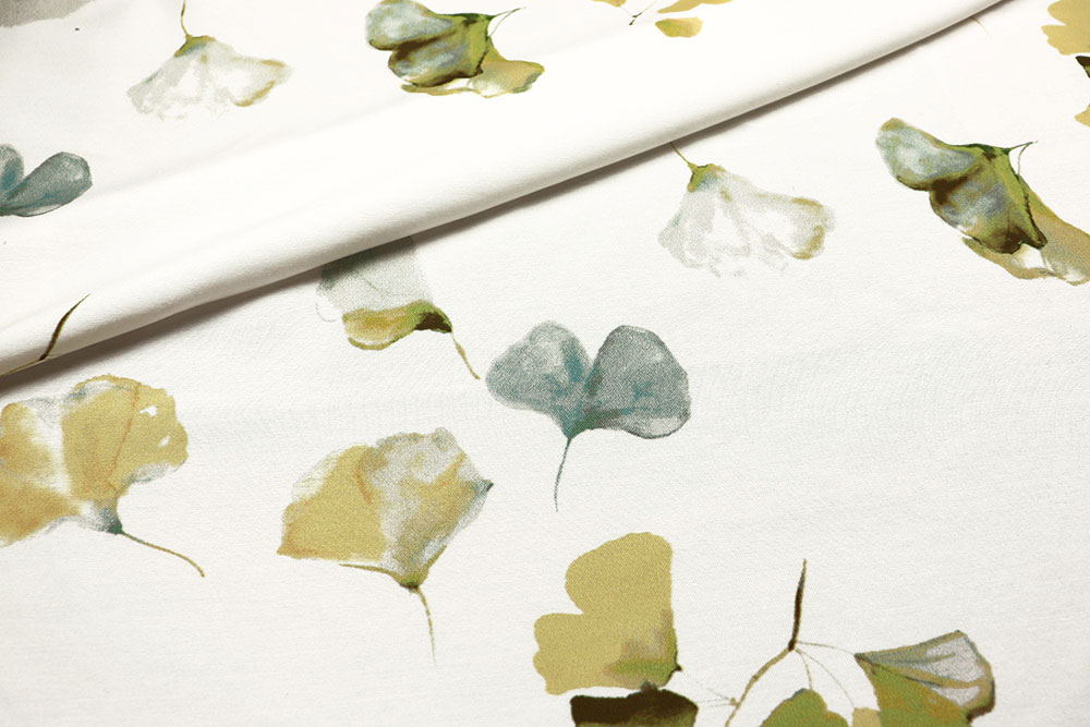 Deko- und Gardinenstoff - Watercolour Ginkgo
