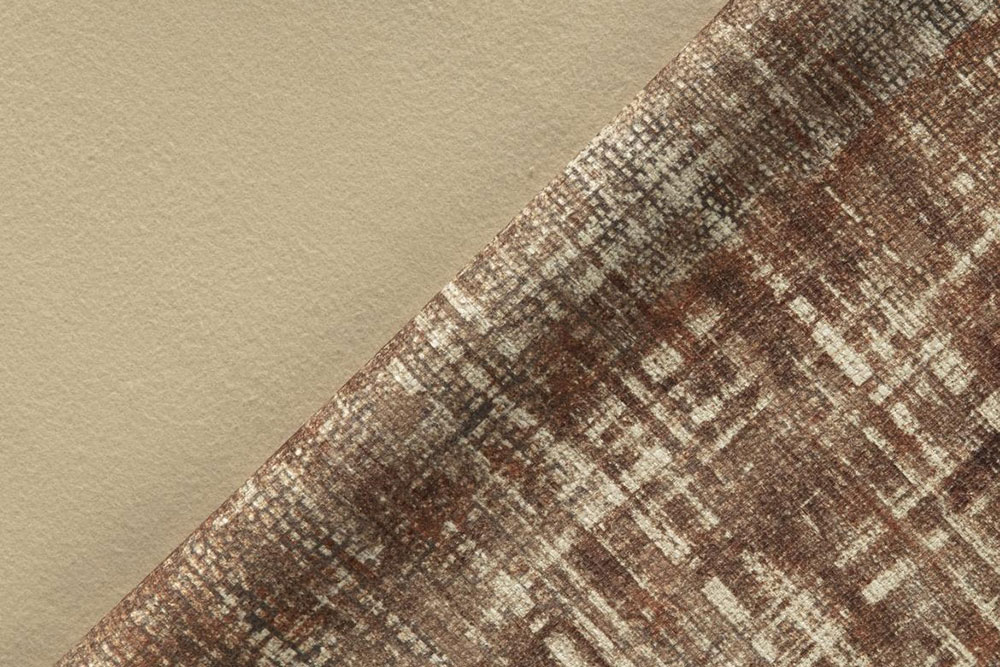 Möbelstoff deluxe - Toledo - Rusty Brown